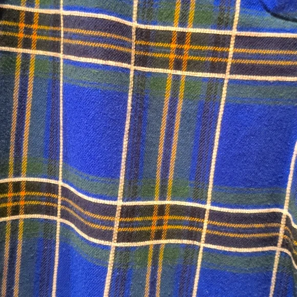 Dressed in LALA 2X blue plaid trousers - Picture 6 of 6